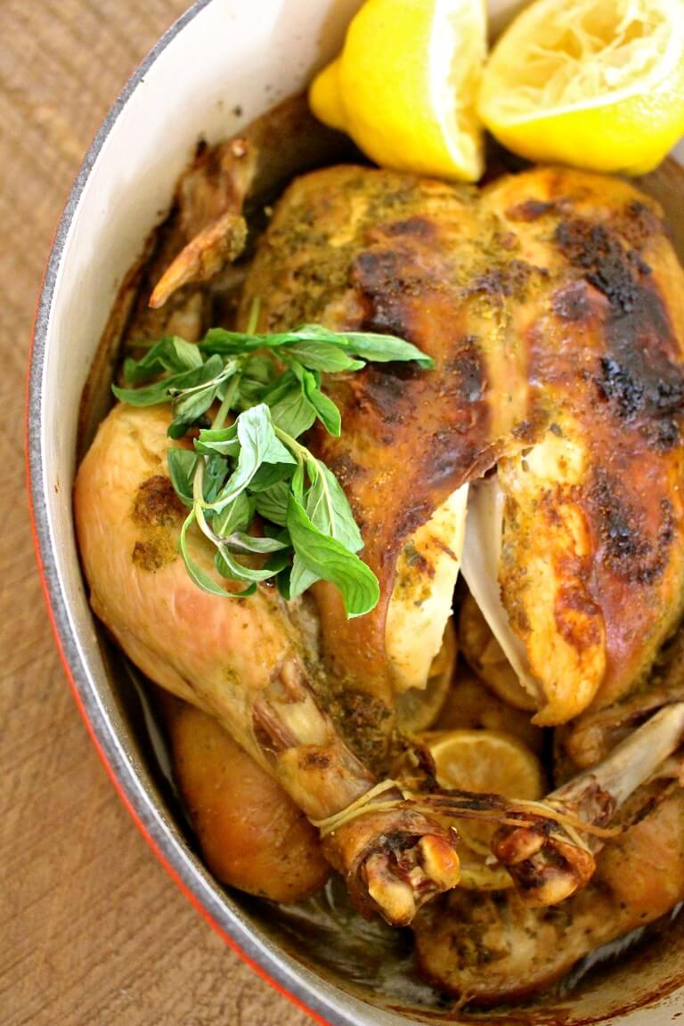 healthy roasted chicken recipe