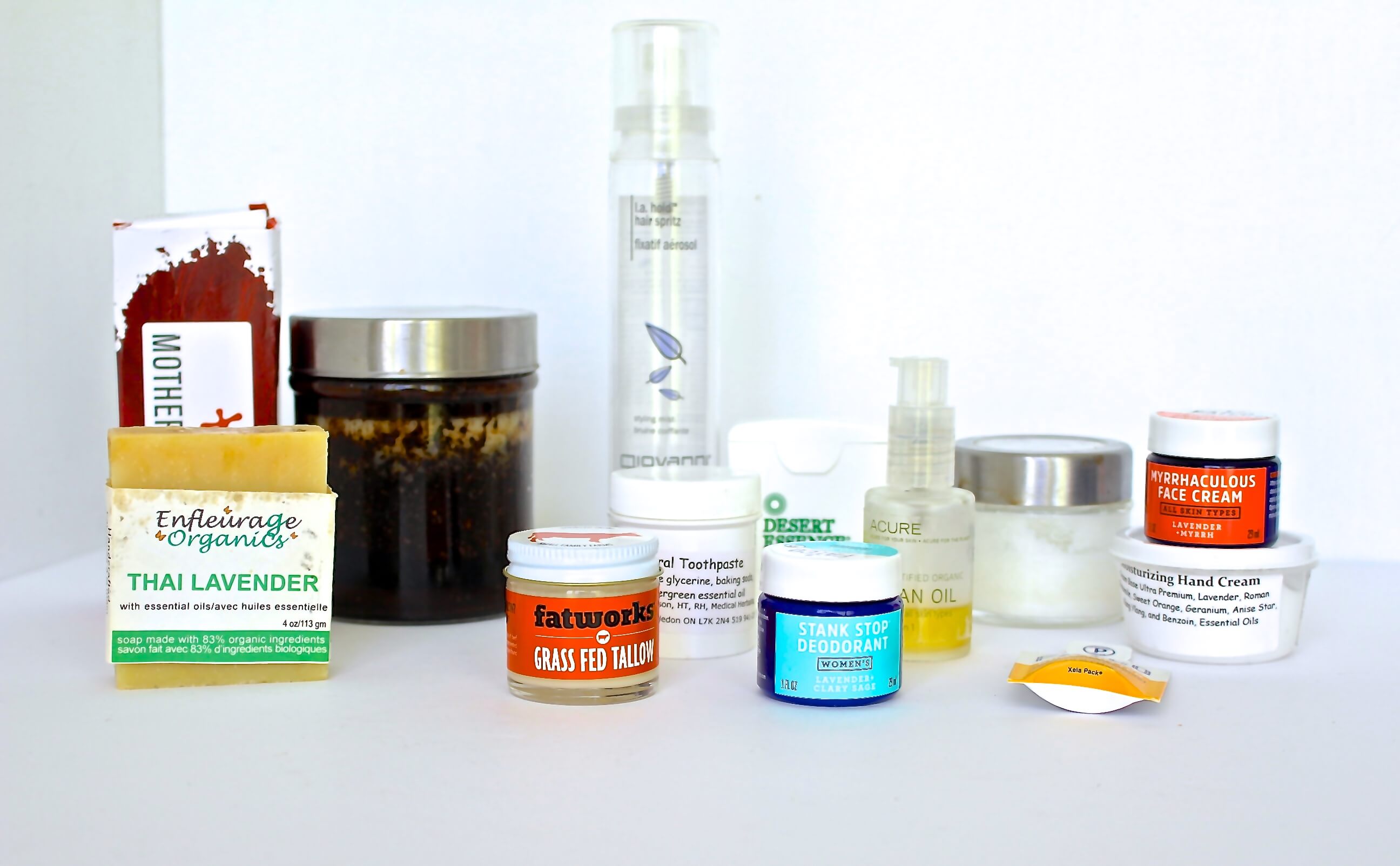 Options for natural skin care routine