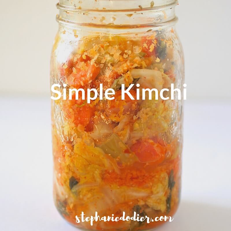 easy kimchi recipe