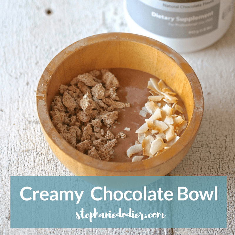 creamy chocolate breakfast bowl recipe