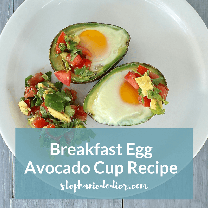 Breakfast Egg Avocado Cup Recipe - Title