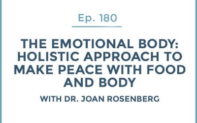 180-The Emotional Body: Part 4-Holistic Approach to Make Peace with Food and Body with Dr. Joan Rosenberg