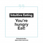 Follow your hunger