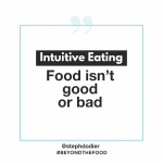 Food isn’t good or bad