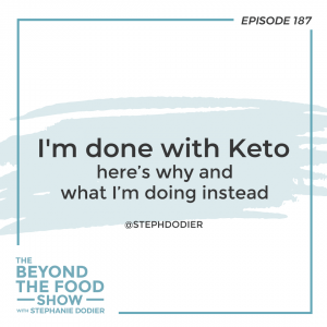 I quit Keto-Stephanie Dodier