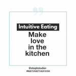 Seeking Satisfaction with food