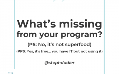 201-What’s Missing From Your Program?