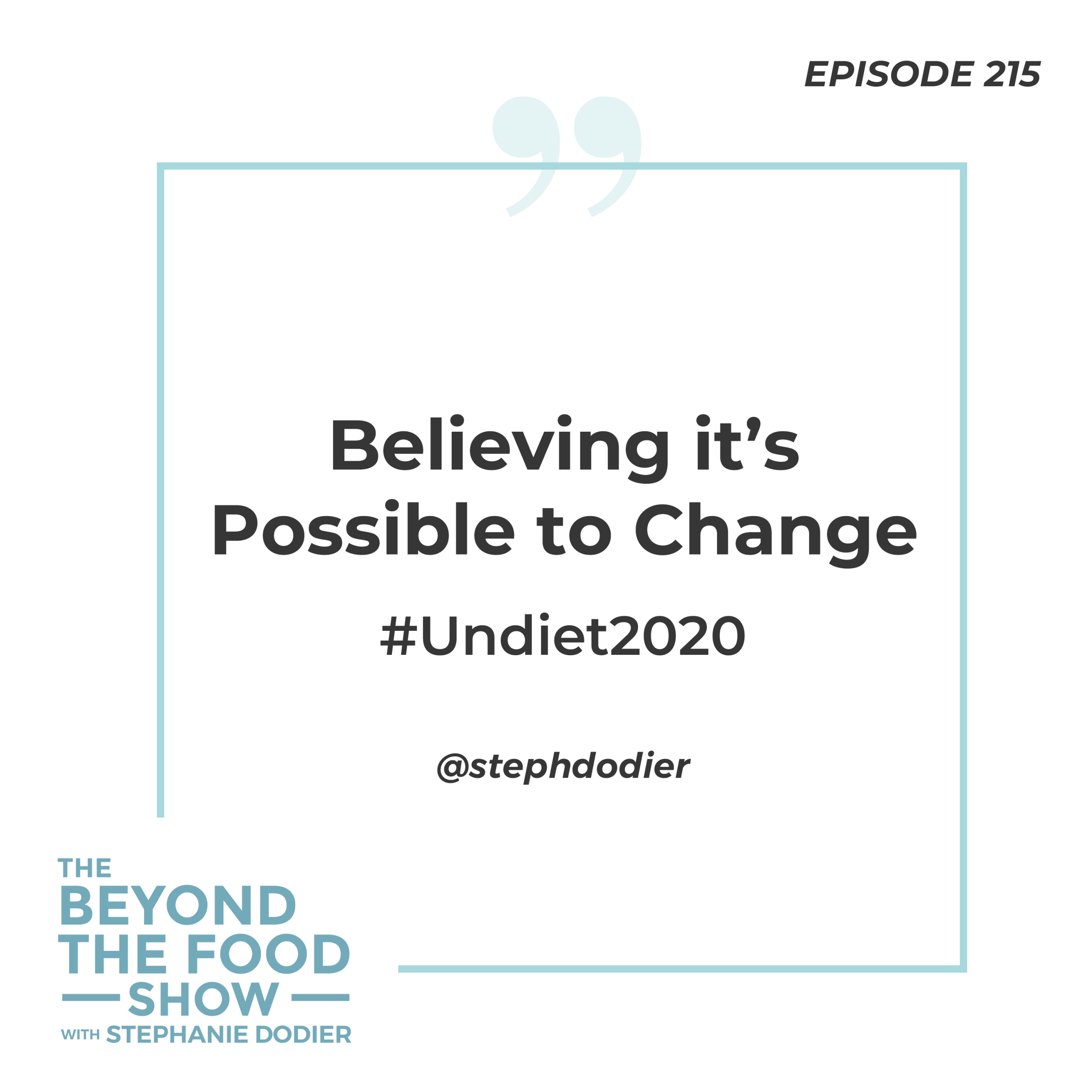 Undiet 2020