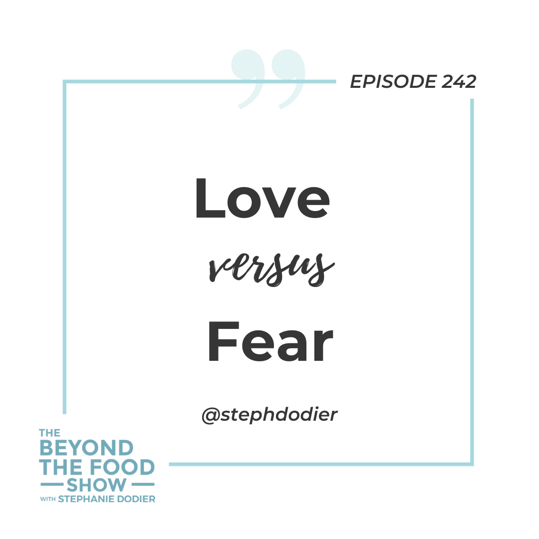 Love versus Fear