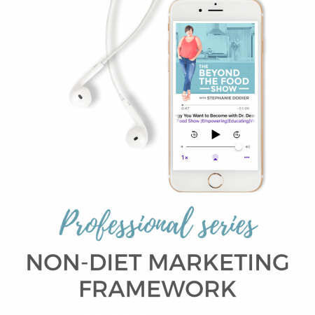 Non-Diet Marketing Framework