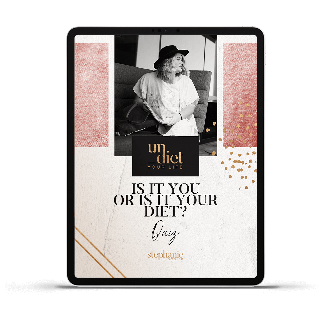 SD - Undiet Your Life Quiz iPad Mockup