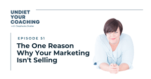The one reason why your marketing isn't selling