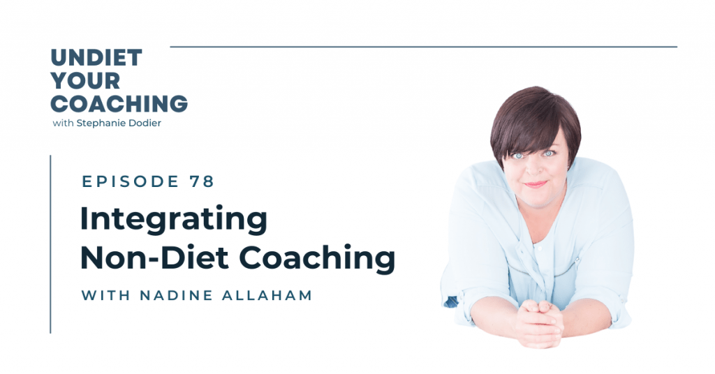 Integrating Non-Diet Coaching 