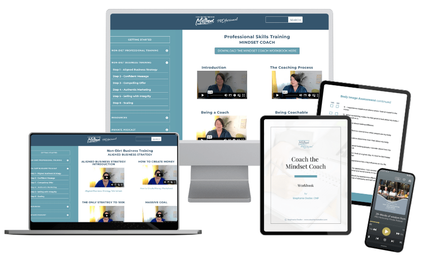 Non-Diet Certification Portal MockUp