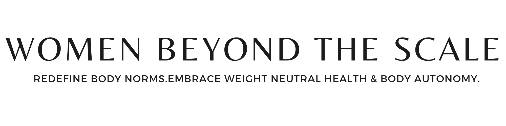 women beyond the scale logo black women beyond the scale logo black