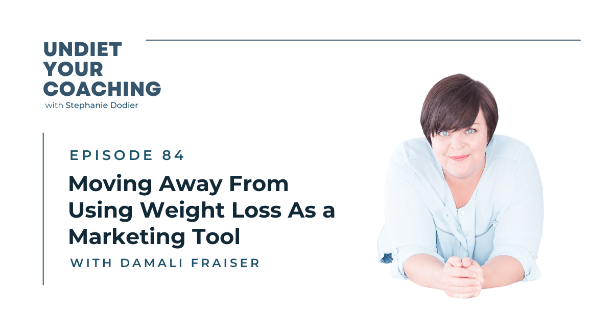 Moving Away From Using Weight Loss As a Marketing Tool