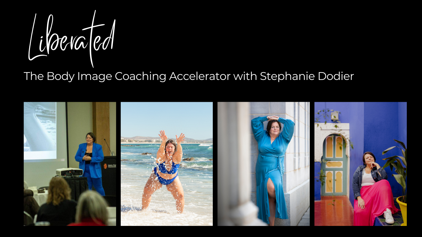 banner: liberated, the body image coaching accelerator with stephanie dodier