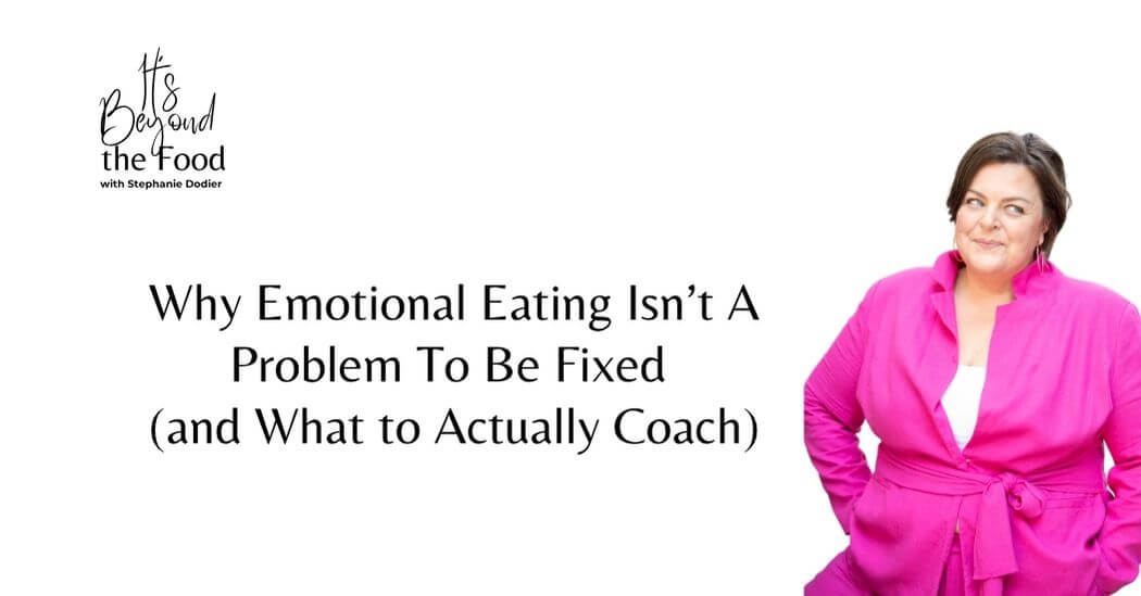 A weight neutral approach to emotional eating