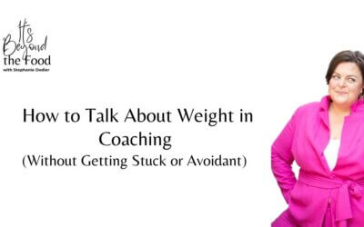 How to Have Weight Conversation in Health Coaching