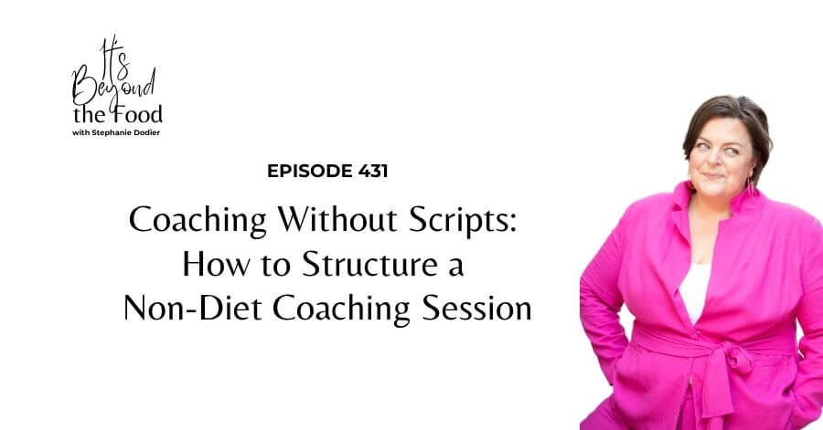 Non-Diet Coaching Session