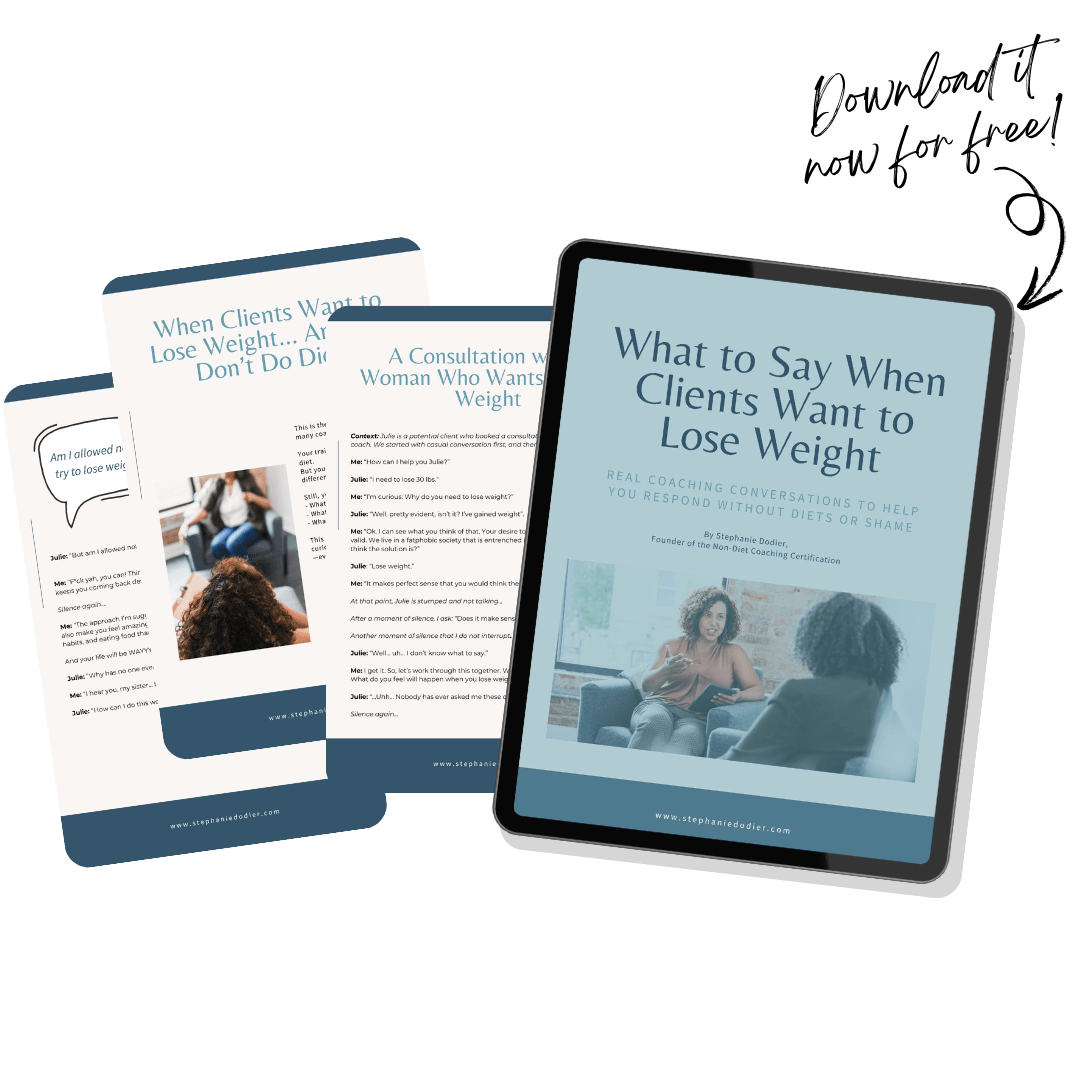 What To Say When Clients Want to Lose Weight Download it now for free 1 What To Say When Clients Want to Lose Weight