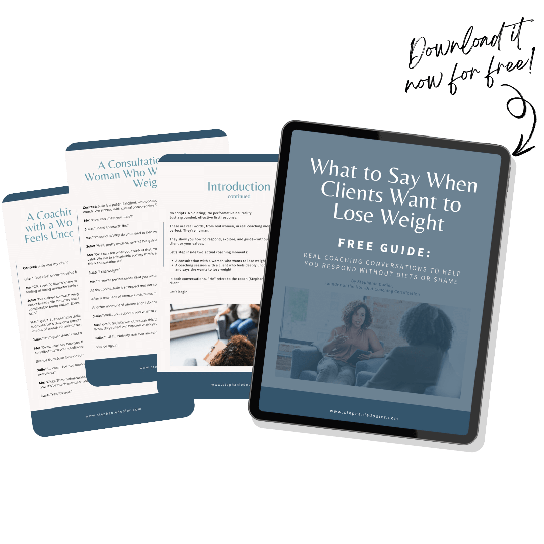 What To Say When Clients Want to Lose Weight Free Guide What To Say When Clients Want to Lose Weight
