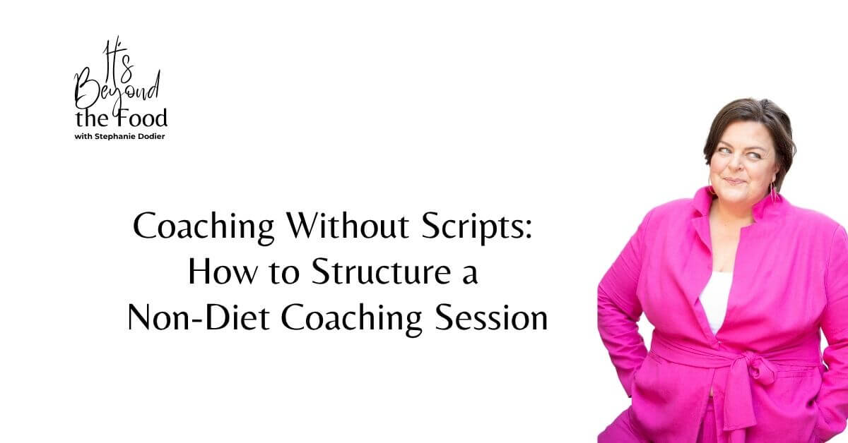 weight neutral health coaching session