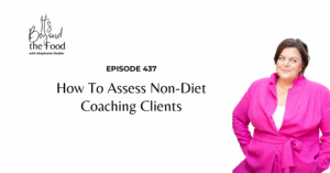 how to assess non-diet coaching clients