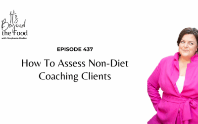 437-How to Onboard and Assess New Clients Without Diet Culture