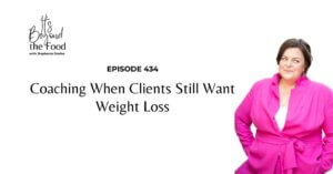 how to coach weight loss desire