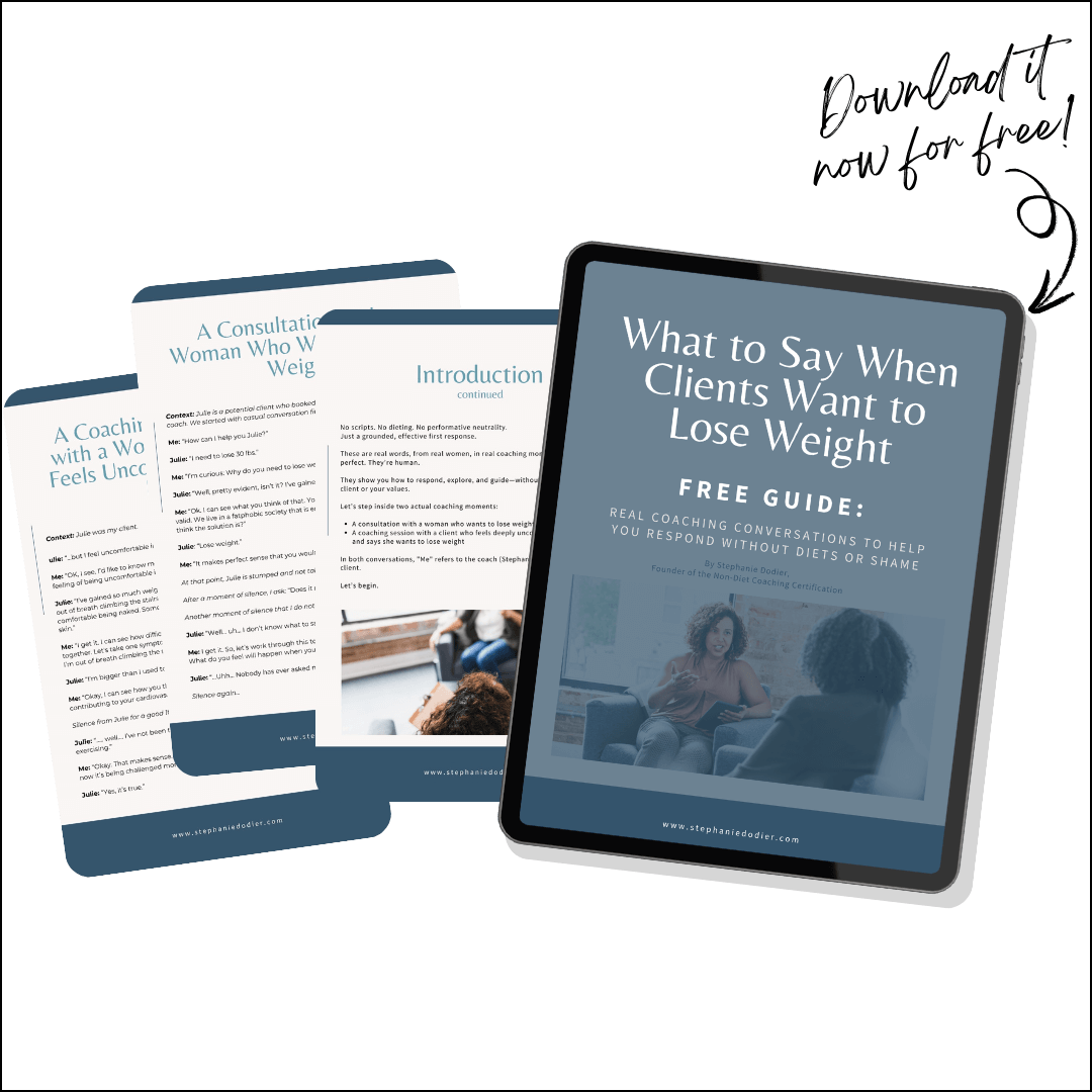 Guide: What To Say When Clients Want to Lose Weight
