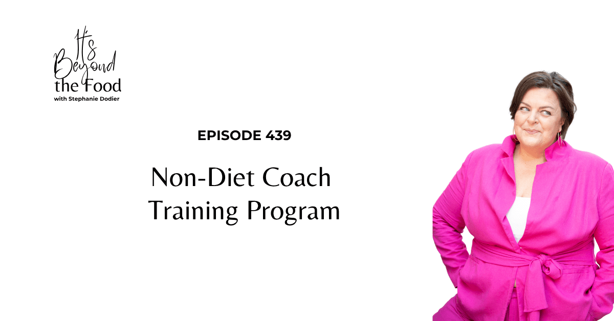 Non-diet coach training program