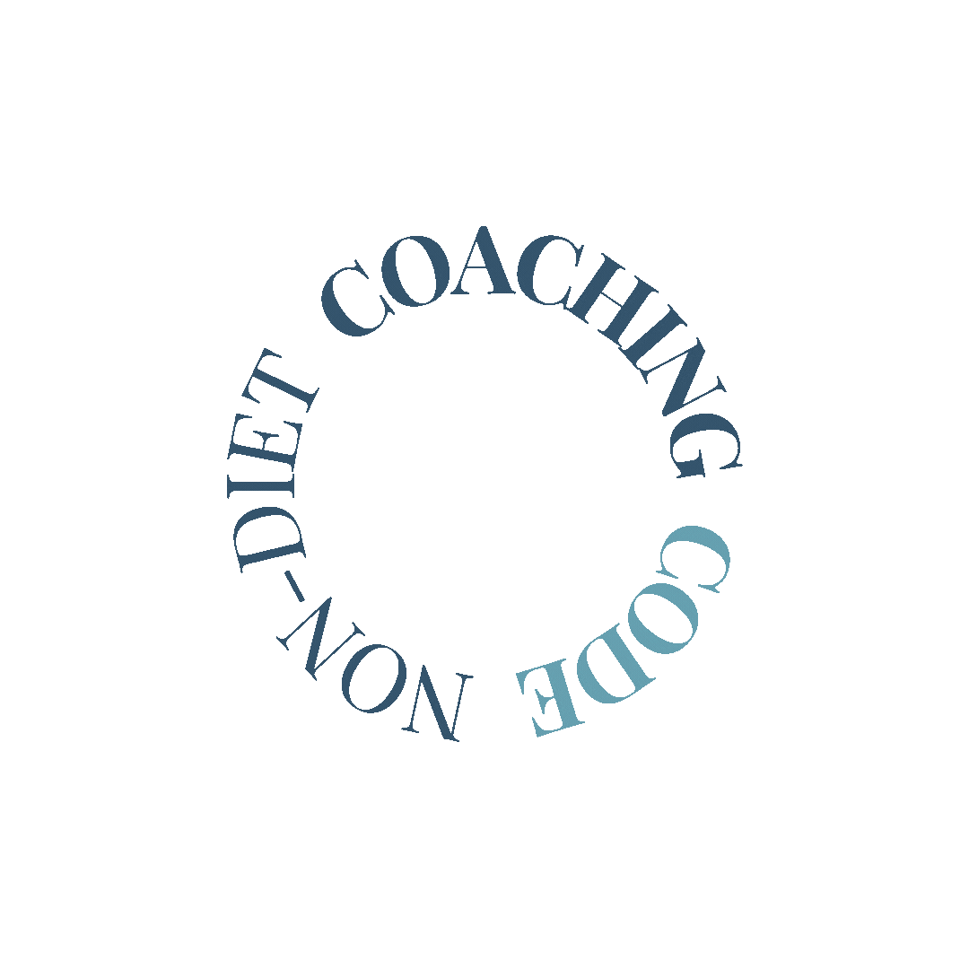 Non-Diet Coaching Code Logo-blue